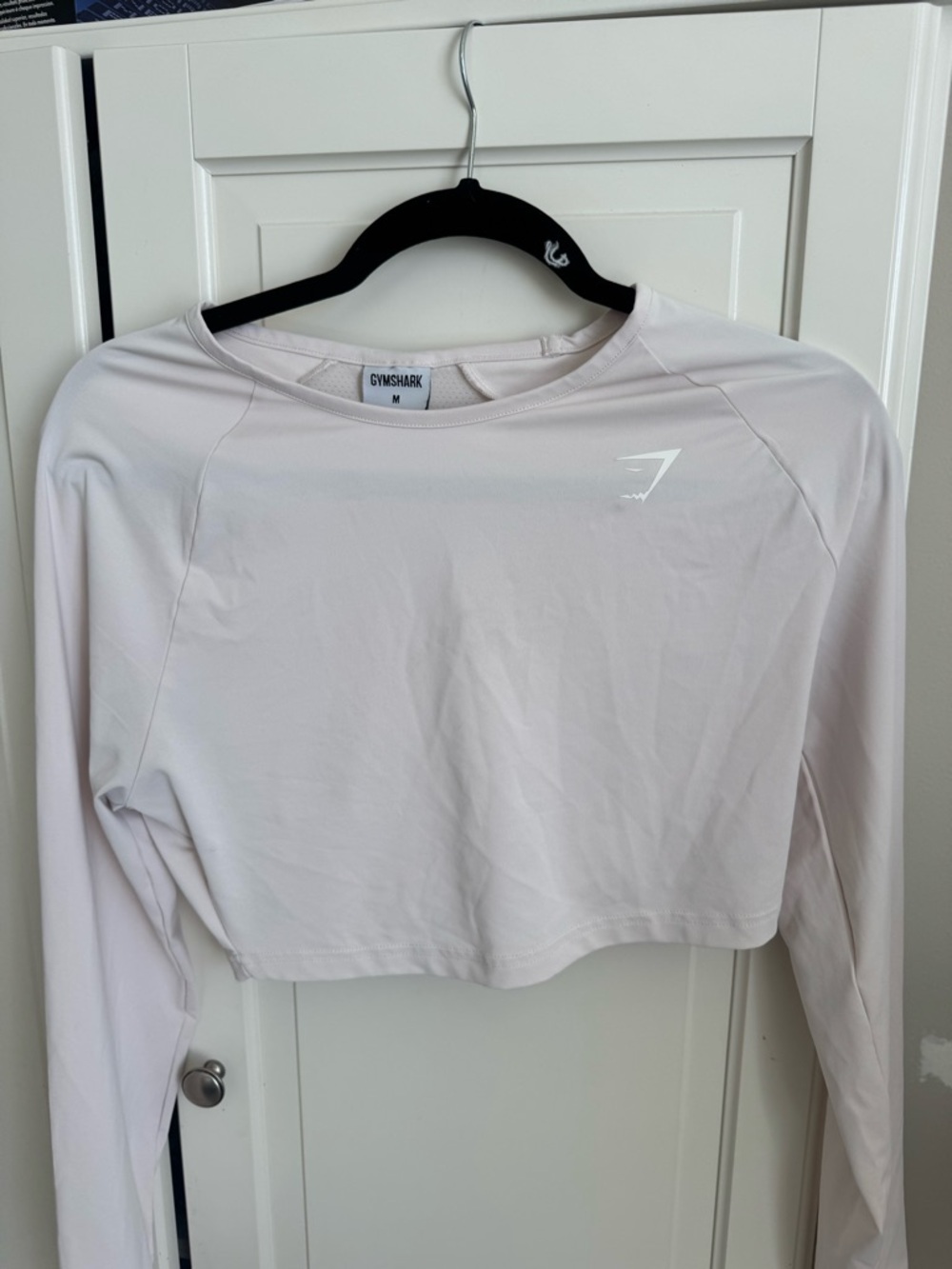 Gymshark Pale Pink Long Sleeve Crop Top